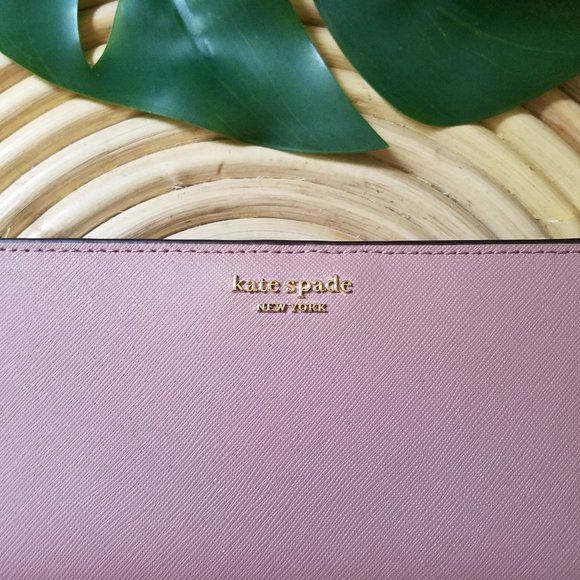 Dusty Peony Large Cameron Bifold Wallet Kate Spade - Picture 7 of 7